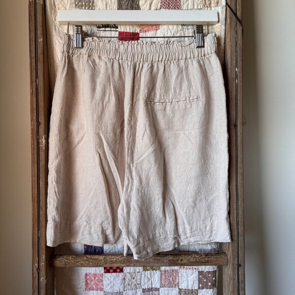 ONLY Linen Blend High-waisted Shorts - Picture 5 of 8